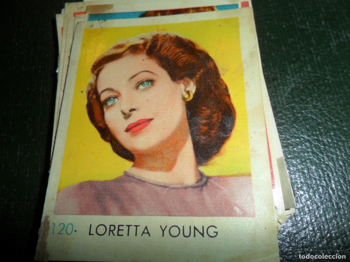 Coleccionismo Cromos antiguos: ARTISTAS DEL CINE LORETA YOUNG
