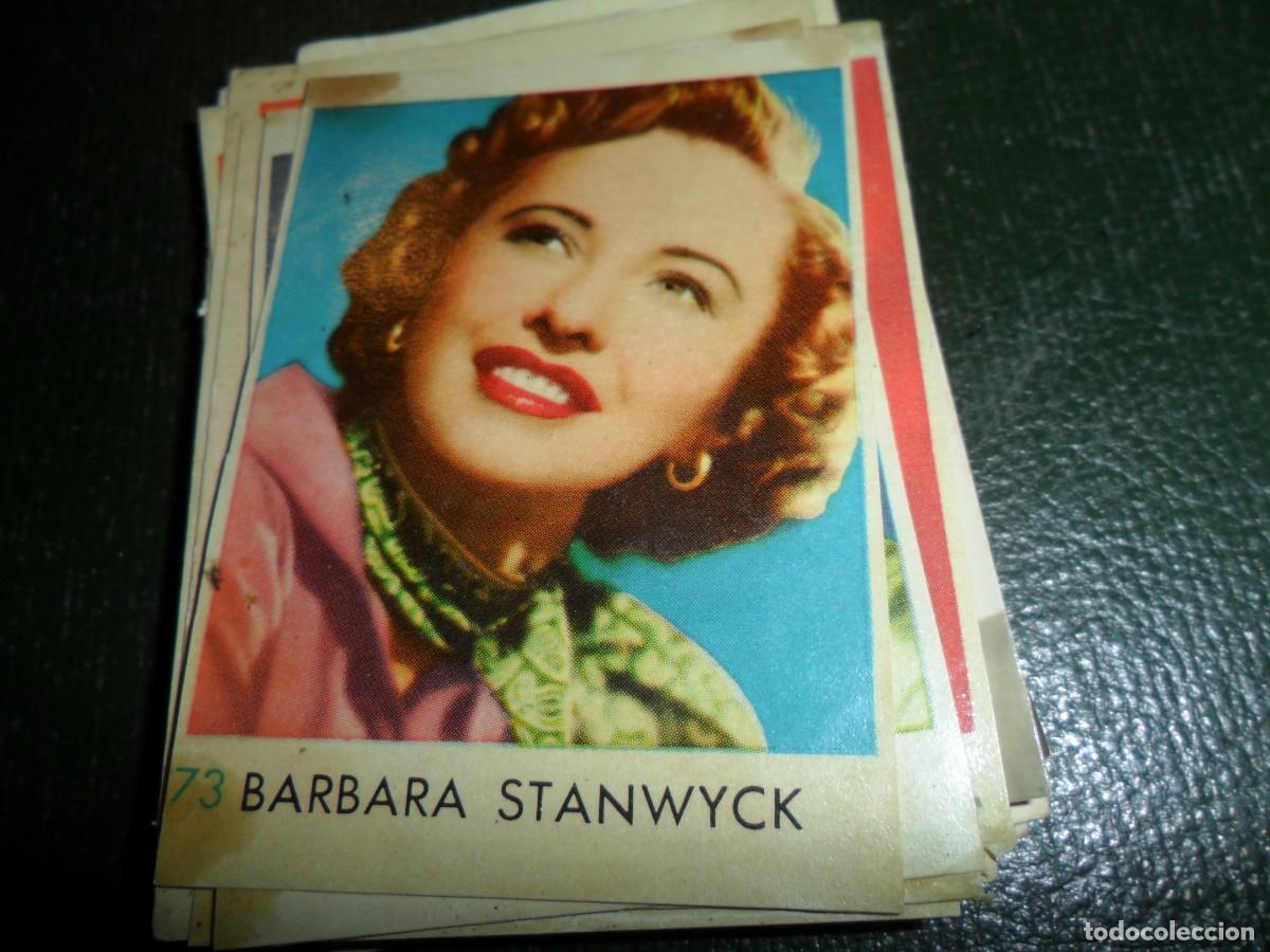 Coleccionismo Cromos antiguos: ARTISTAS DEL CINE BSRBARA STANWYCK