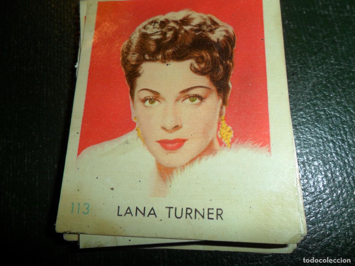 Coleccionismo Cromos antiguos: ARTISTAS DEL CINE LANA TURNER