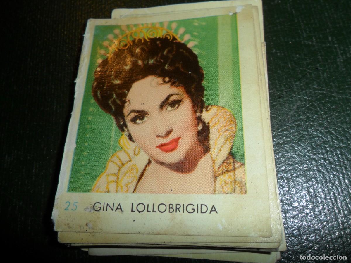 Coleccionismo Cromos antiguos: ARTISTAS DEL CINE GINA LOLLOBRIGIDA
