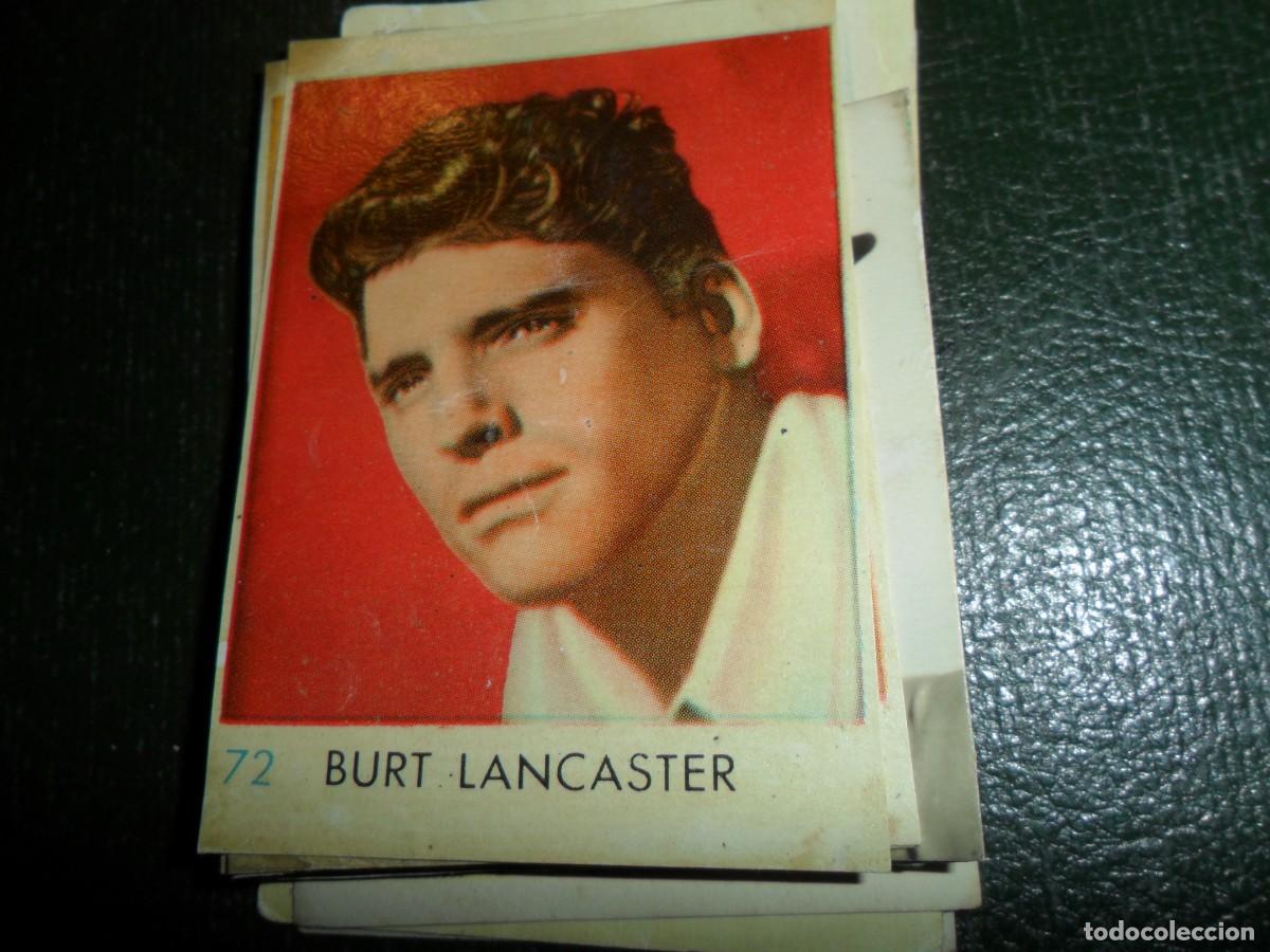 Coleccionismo Cromos antiguos: ARTISTAS DEL CINE BURT LANCASTER
