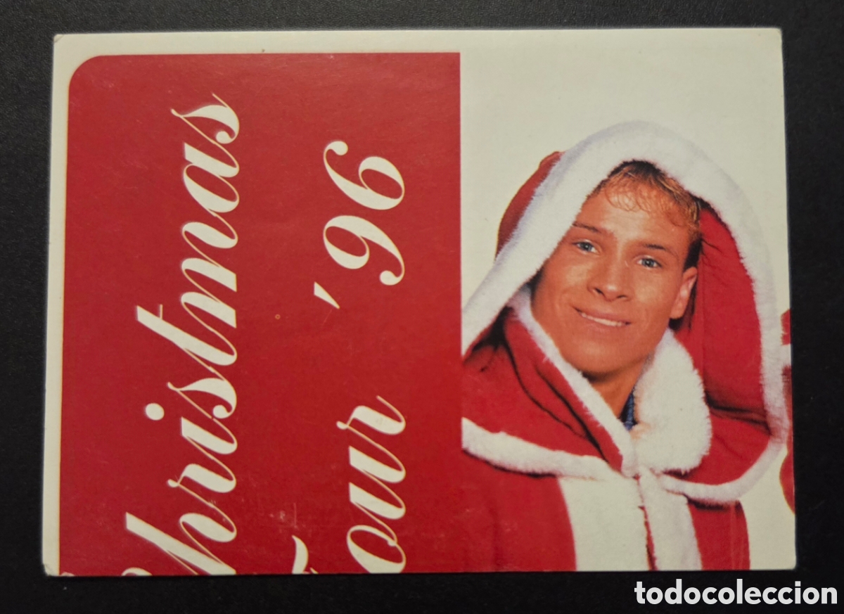 Collectable Antique Stickers: CROMO N&deg; 77 BACKSTREET BOYS 1997