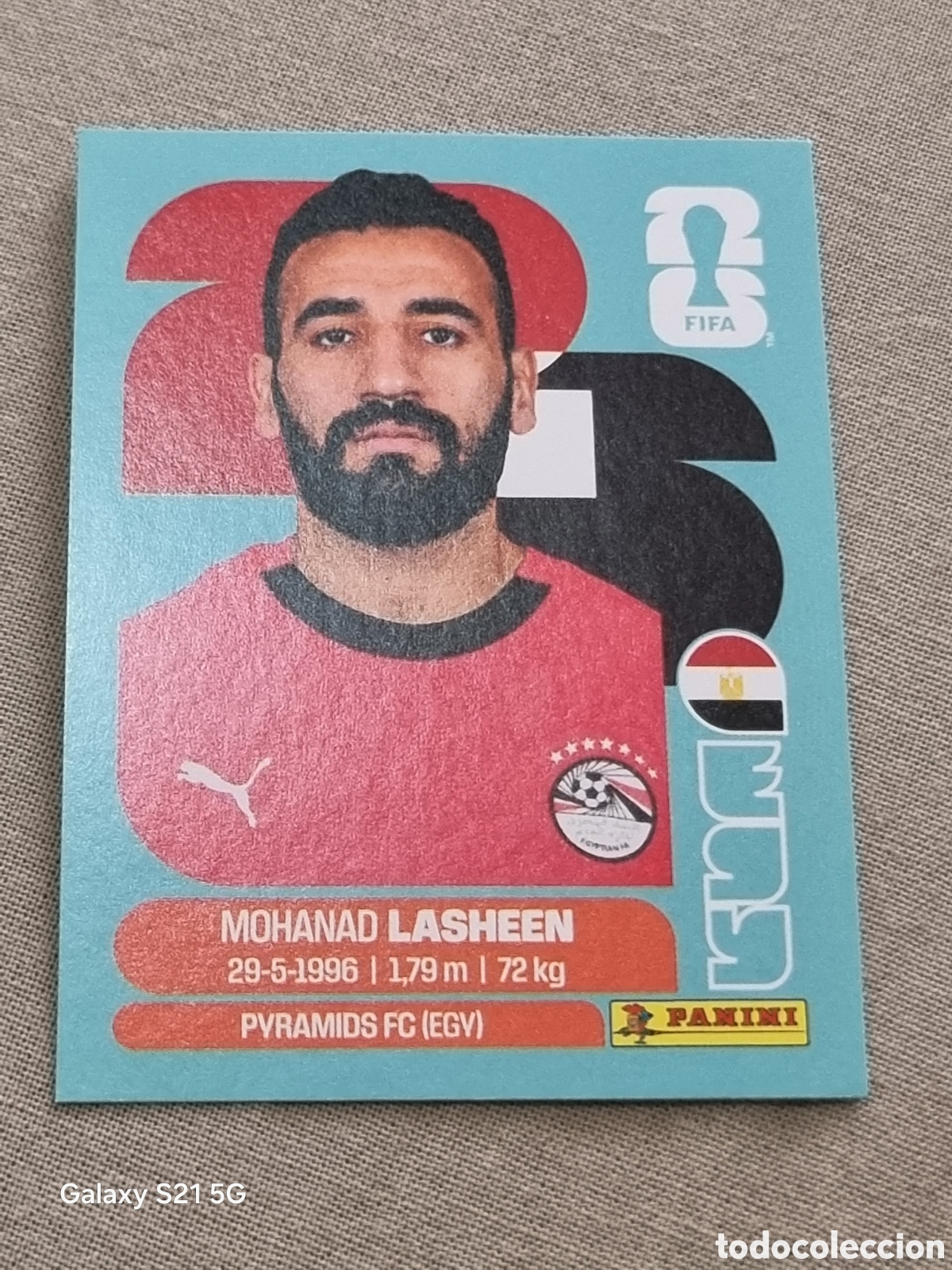 Coleccionismo Cromos antiguos: 14 - LASHEEN , EGIPTO FIFA WORLD CUP 2026