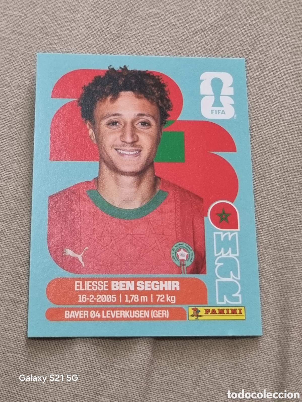 Coleccionismo Cromos antiguos: 12 - BEN SEGHIR , MARRUECOS FIFA WORLD CUP 2026