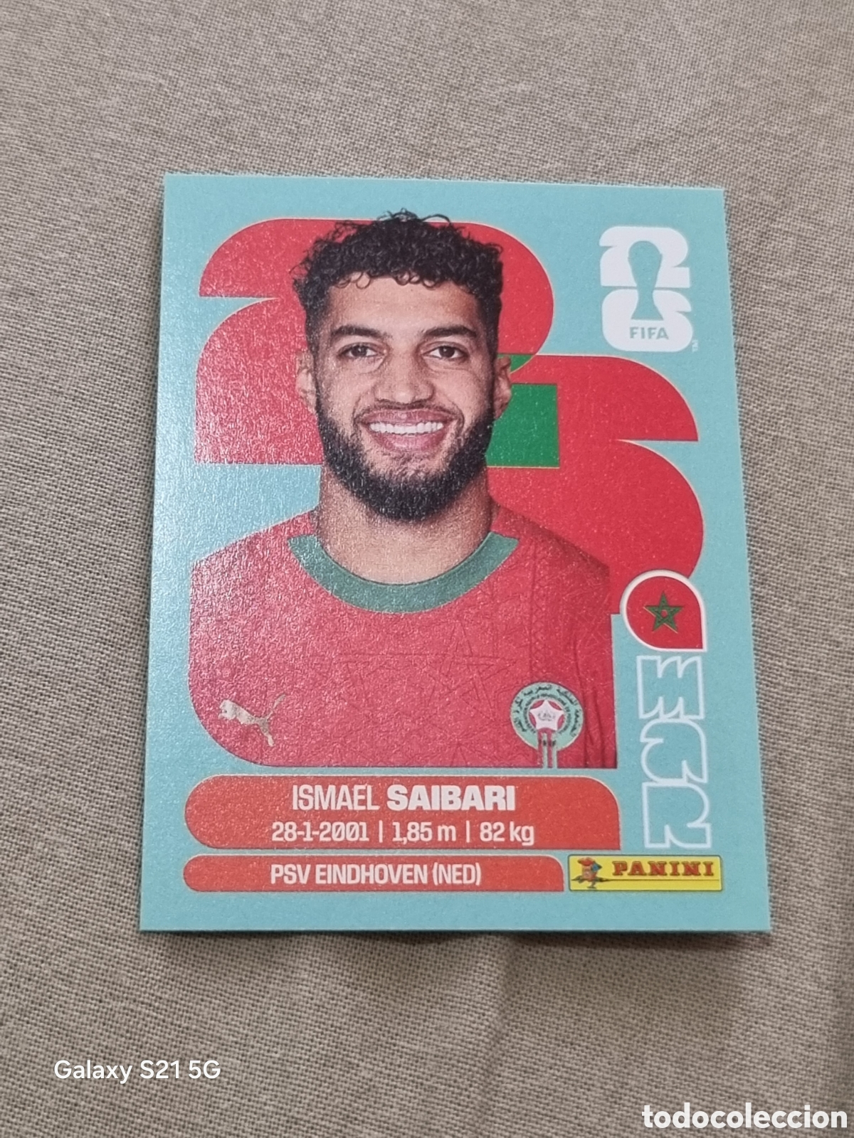 Coleccionismo Cromos antiguos: 15 - SAIBARI , MARRUECOS FIFA WORLD CUP 2026