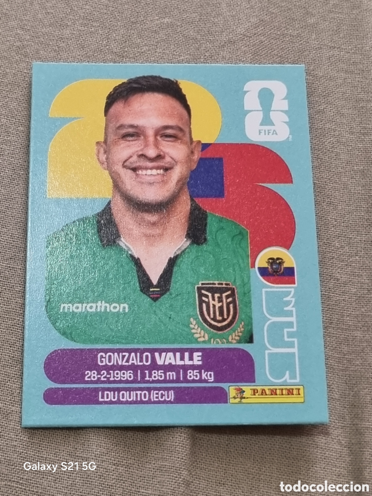 Coleccionismo Cromos antiguos: 3 - VALLE , ECUADOR FIFA WORLD CUP 2026