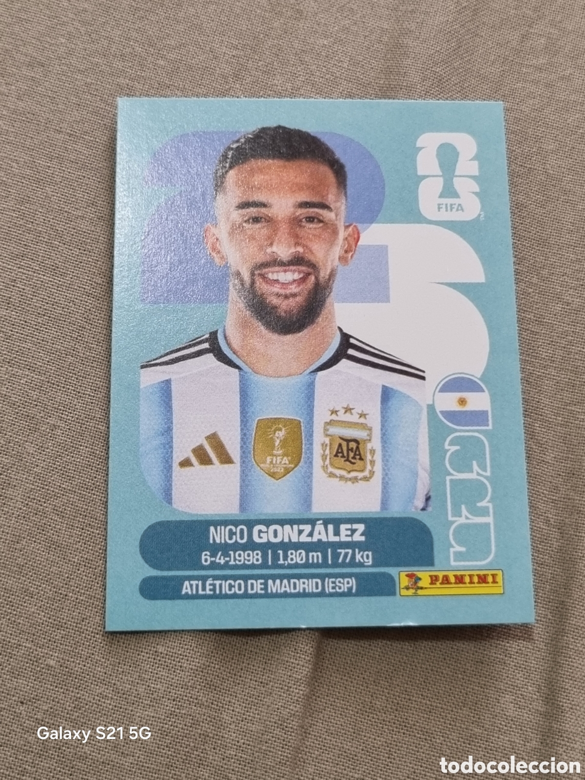 Coleccionismo Cromos antiguos: 16 - NICO GONZ&Aacute;LEZ, ARGENTINA FIFA WORLD CUP 2026