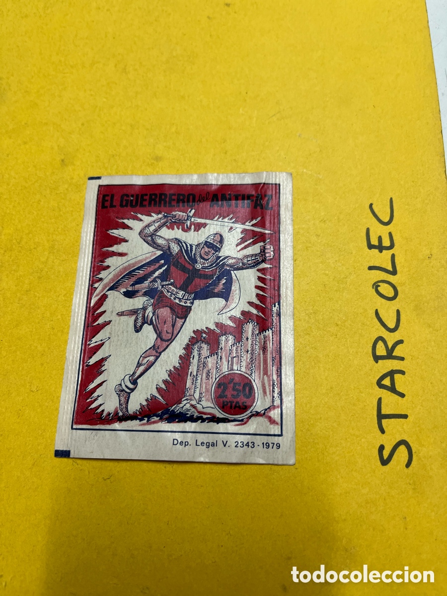 Coleccionismo Cromos antiguos: Sobre cromos sin abrir El Guerrero del Antifaz Ediciones Isval 1978