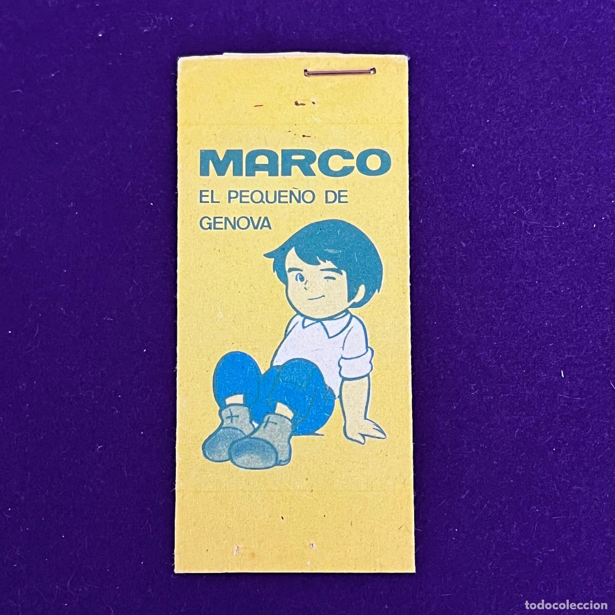 Coleccionismo Cromos antiguos: SOBRE DE CROMOS VACIO. MARCO. EL PEQUE&Ntilde;O DE GENOVA. 1977. EDICIONES SURESTE (MURCIA). ORIGINAL.