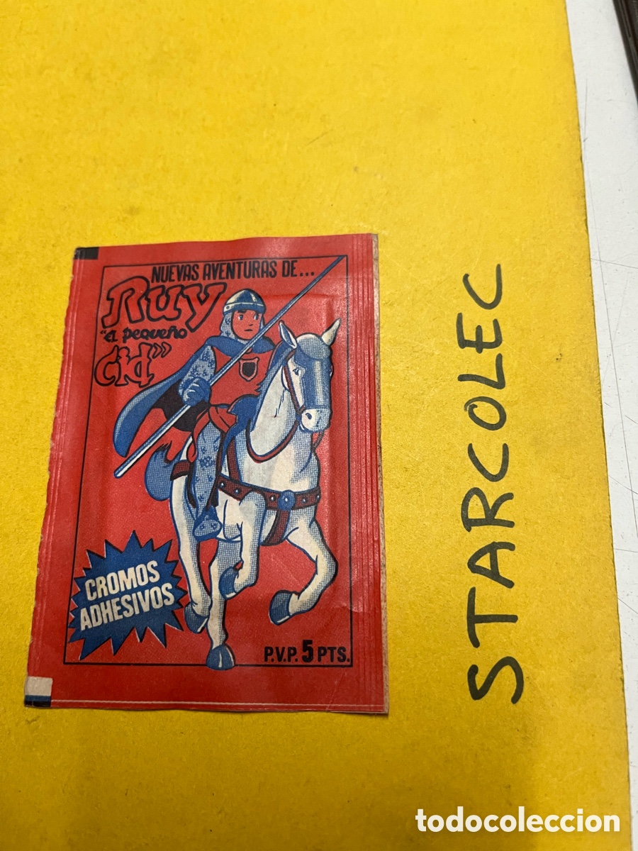 Coleccionismo Cromos antiguos: Sobre sin abrir Nuevas aventuras de Ruy el Peque&ntilde;o Cid Fher