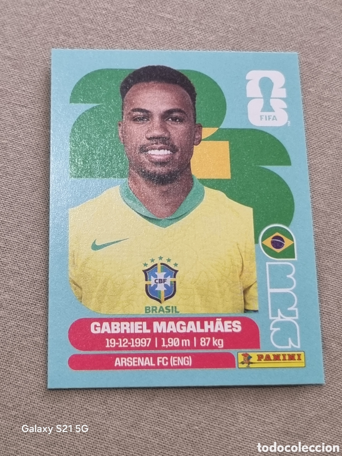 Colecionismo Cromos antigos: 6 - MAGALHAES , BRASIL FIFA WORLD CUP 2026