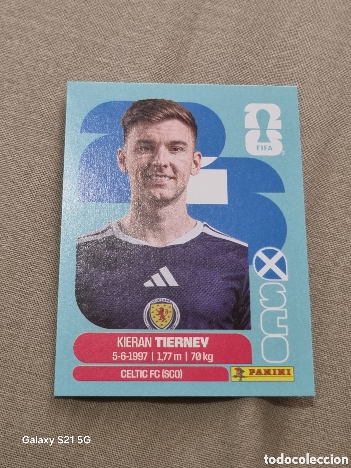 Coleccionismo Cromos antiguos: 4 - TIERNEY , ESCOCIA FIFA WORLD CUP 2026