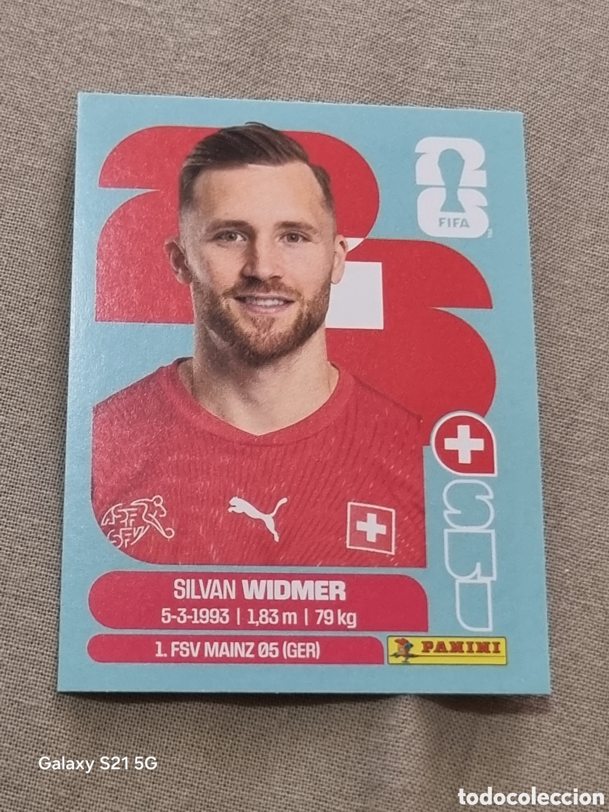 Coleccionismo Cromos antiguos: 8 - WIDMER , SUIZA FIFA WORLD CUP 2026