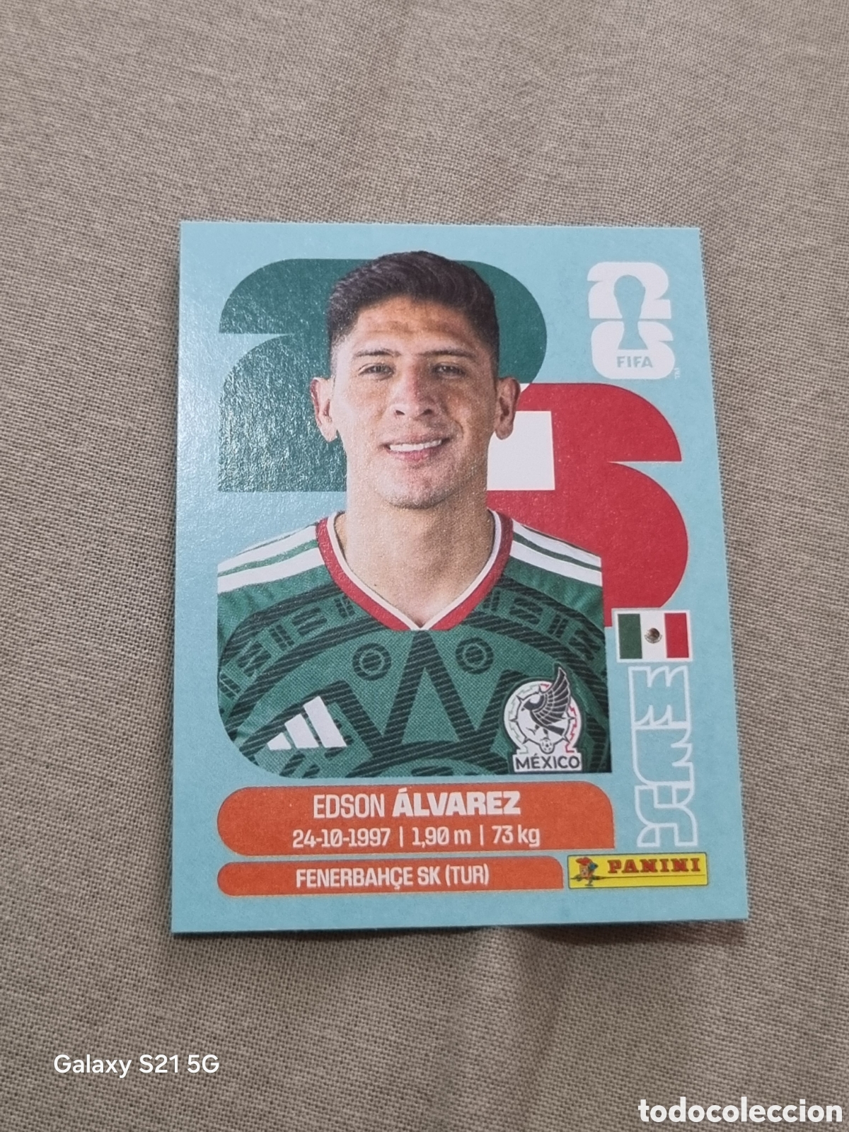 Coleccionismo Cromos antiguos: 10 - &Aacute;LVAREZ, M&Eacute;XICO FIFA WORLD CUP 2026