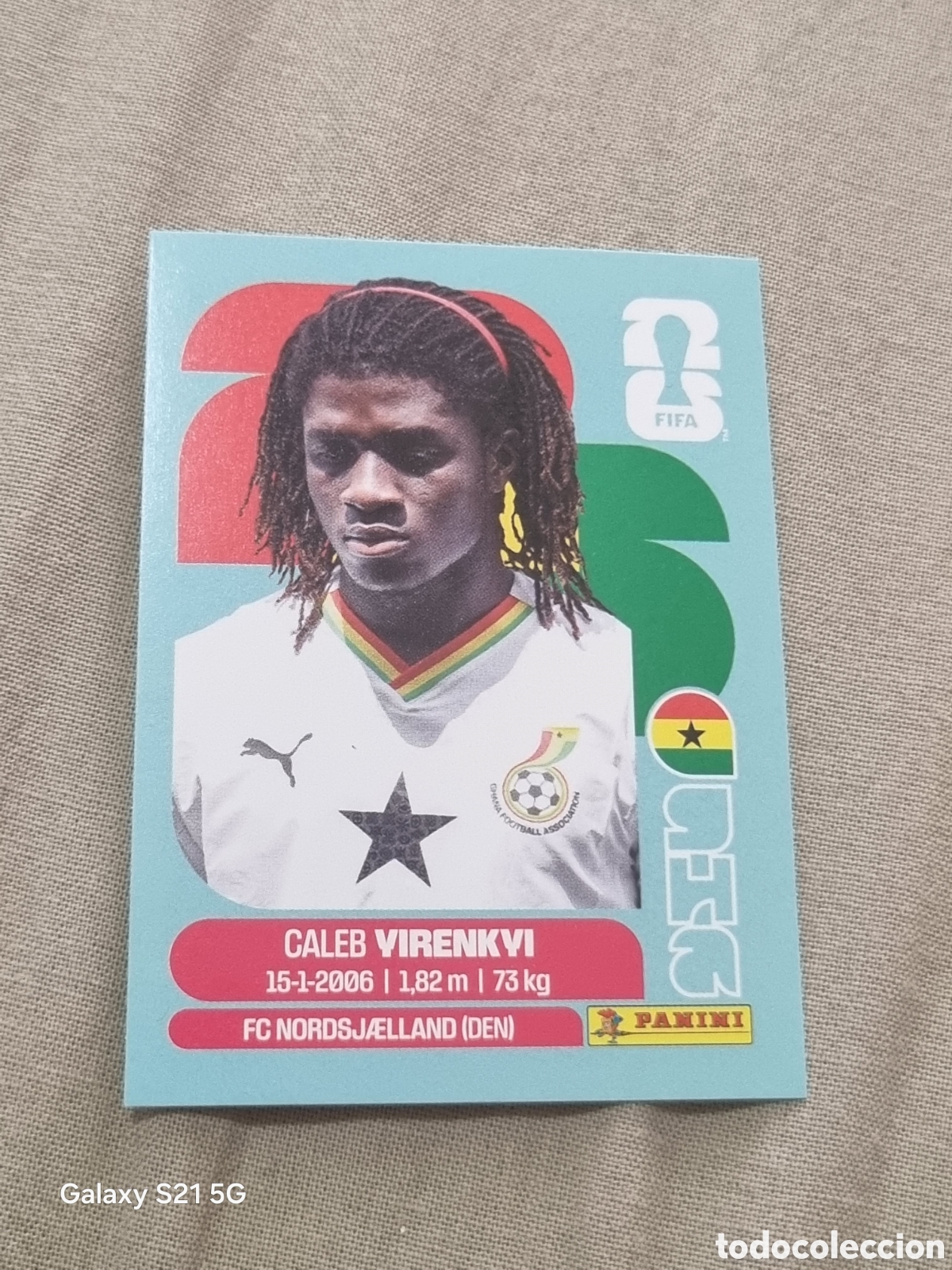 Coleccionismo Cromos antiguos: 8 - YIRENKYI , GHANA FIFA WORLD CUP 2026