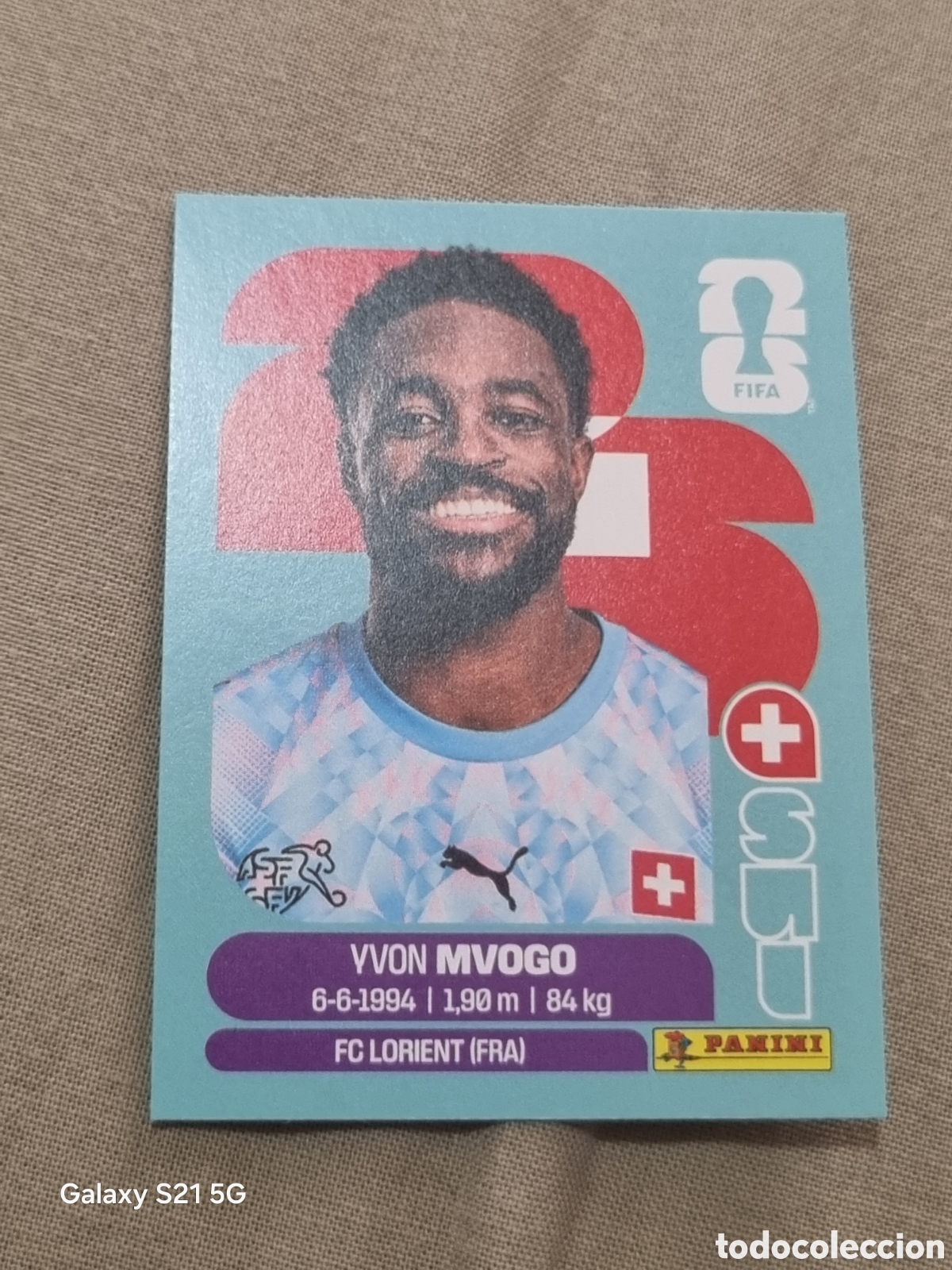 Coleccionismo Cromos antiguos: 3 - MVOGO , SUIZA FIFA WORLD CUP 2026