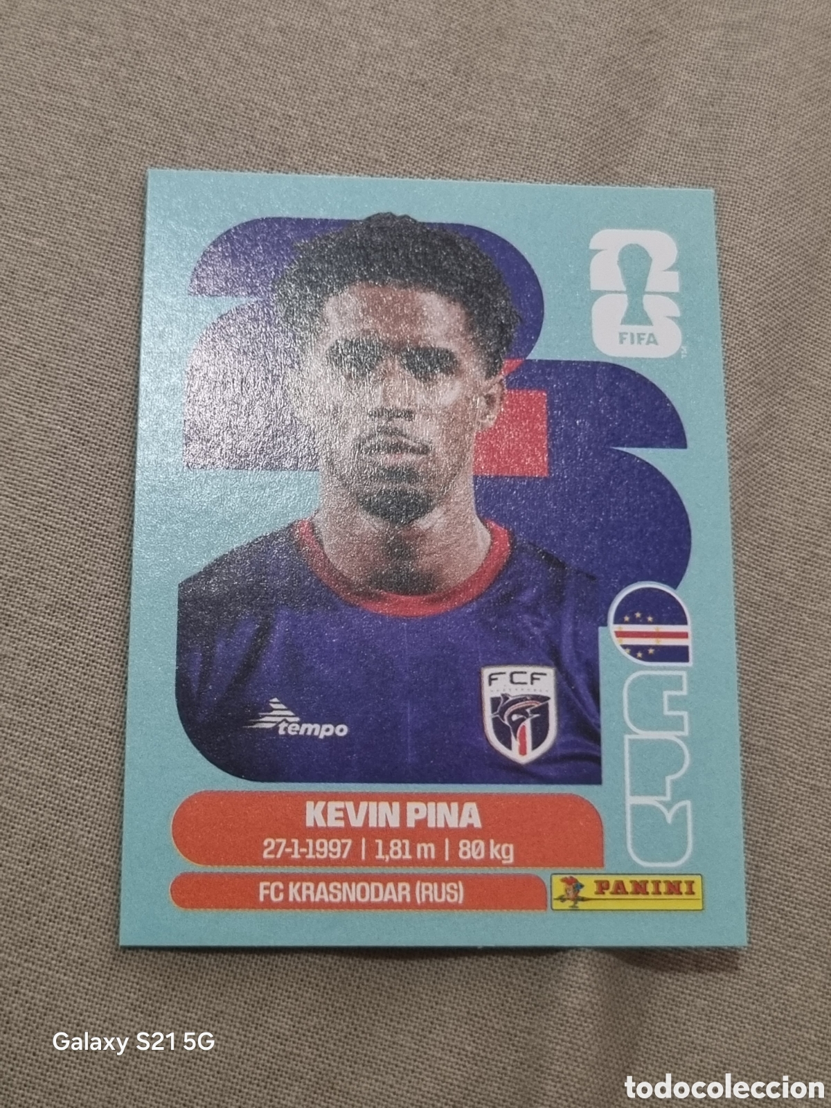 Coleccionismo Cromos antiguos: 10 - KEVIN PINA , CABO VERDE FIFA WORLD CUP 2026
