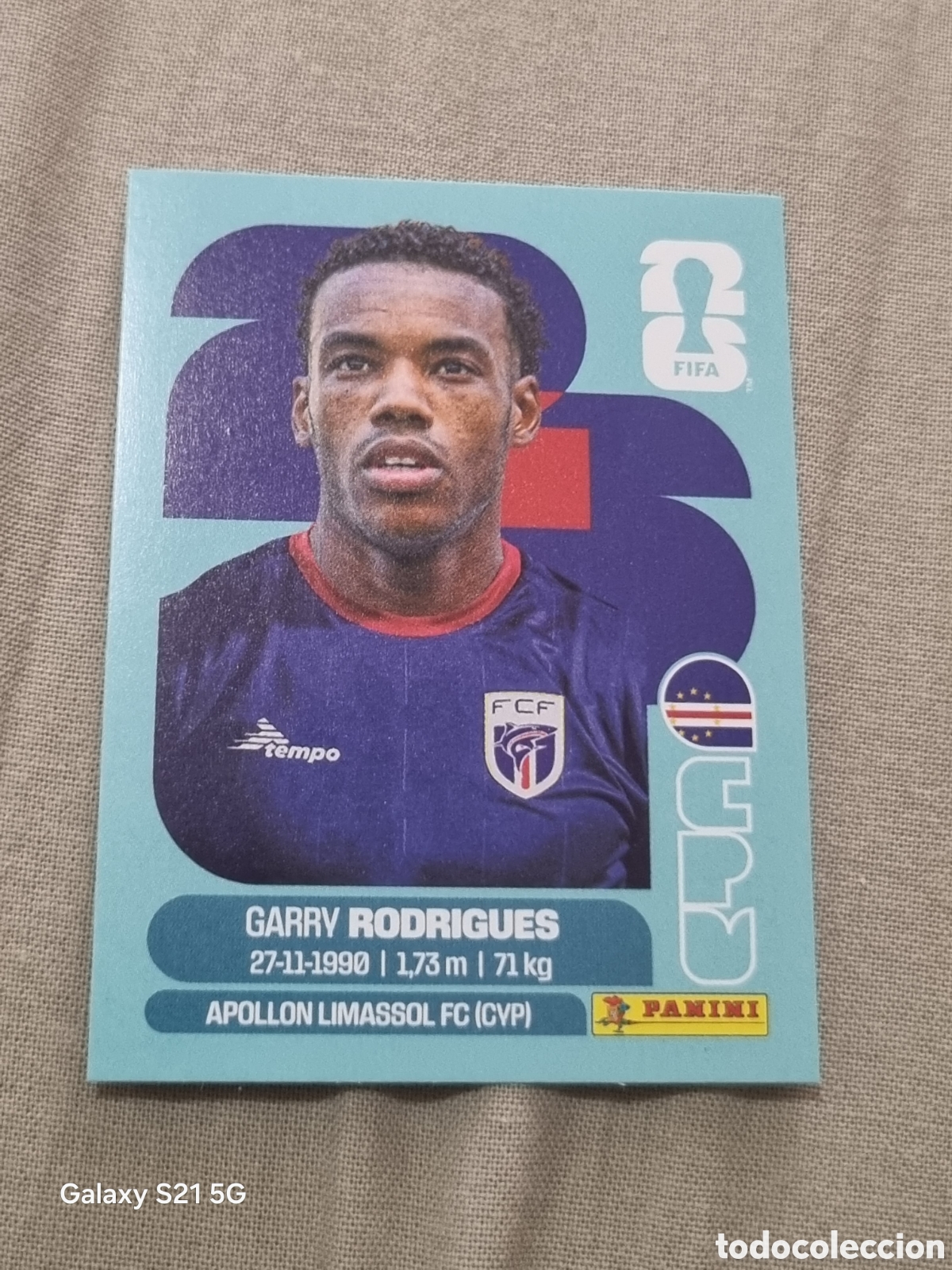 Coleccionismo Cromos antiguos: 15 - RODRIGUES , CABO VERDE FIFA WORLD CUP 2026
