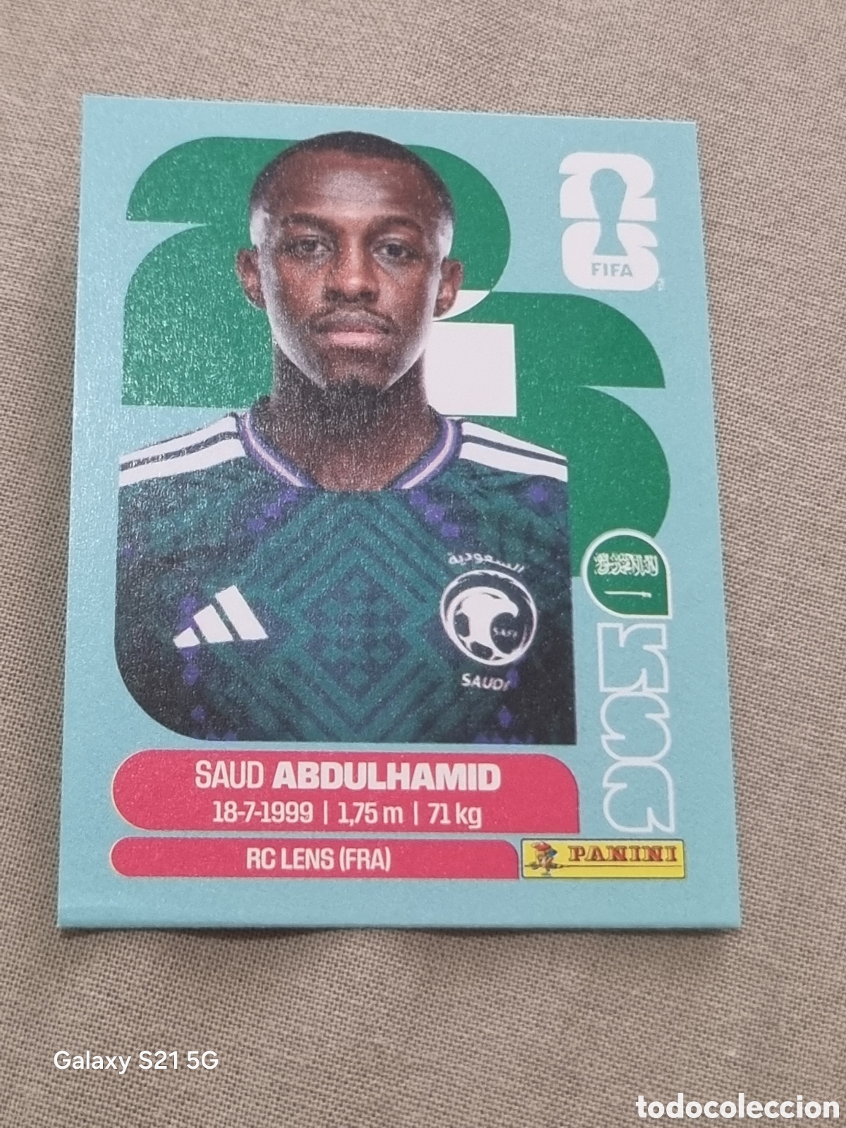 Coleccionismo Cromos antiguos: 4 - ABDULHAMID , ARABIA SAUDITA FIFA WORLD CUP 2026