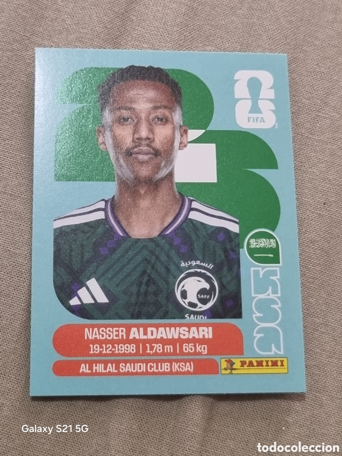 Coleccionismo Cromos antiguos: 12 - ALDAWSARI , ARABIA SAUDITA FIFA WORLD CUP 2026