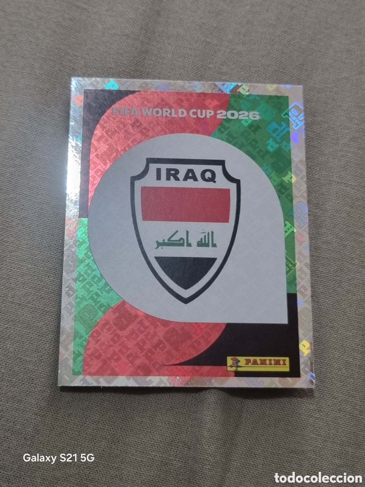 Coleccionismo Cromos antiguos: 1 - ESCUDO IRAQ FIFA WORLD CUP 2026