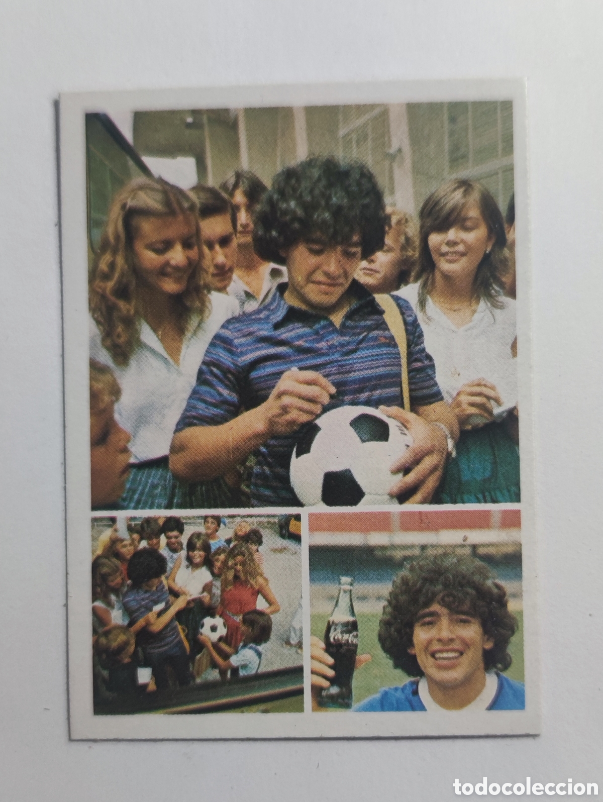 Coleccionismo Cromos antiguos: Cromo Tele anuncios 24 Maradona ediciones Este 1984