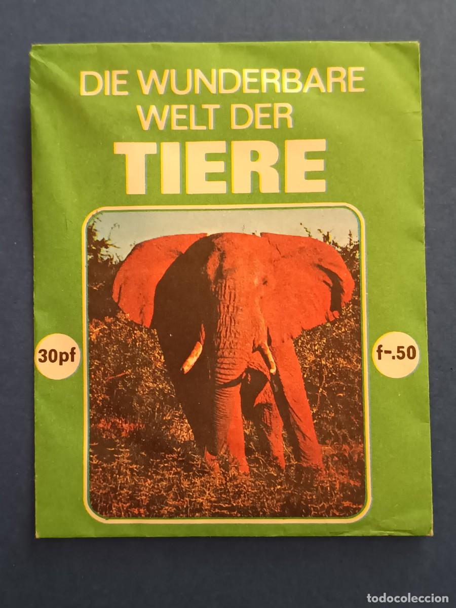 Colecionismo Cromos antigos: SOBRE DE CROMOS SIN ABRIR ANIMALES 1971