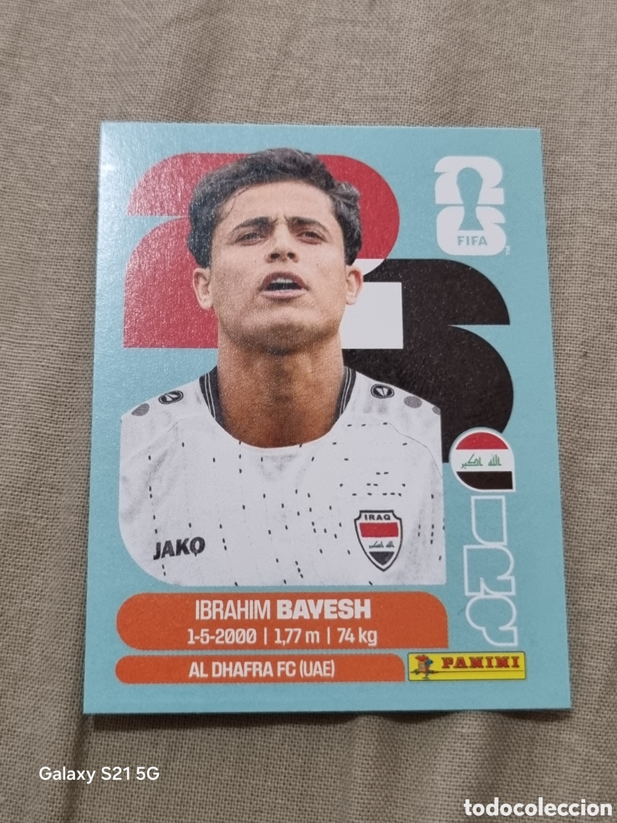 Coleccionismo Cromos antiguos: 11 - BAYESH , IRAQ FIFA WORLD CUP 2026