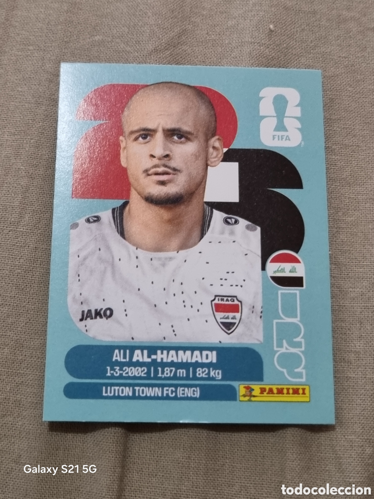 Collectable Antique Stickers: 18 - AL-HAMADI , IRAQ FIFA WORLD CUP 2026