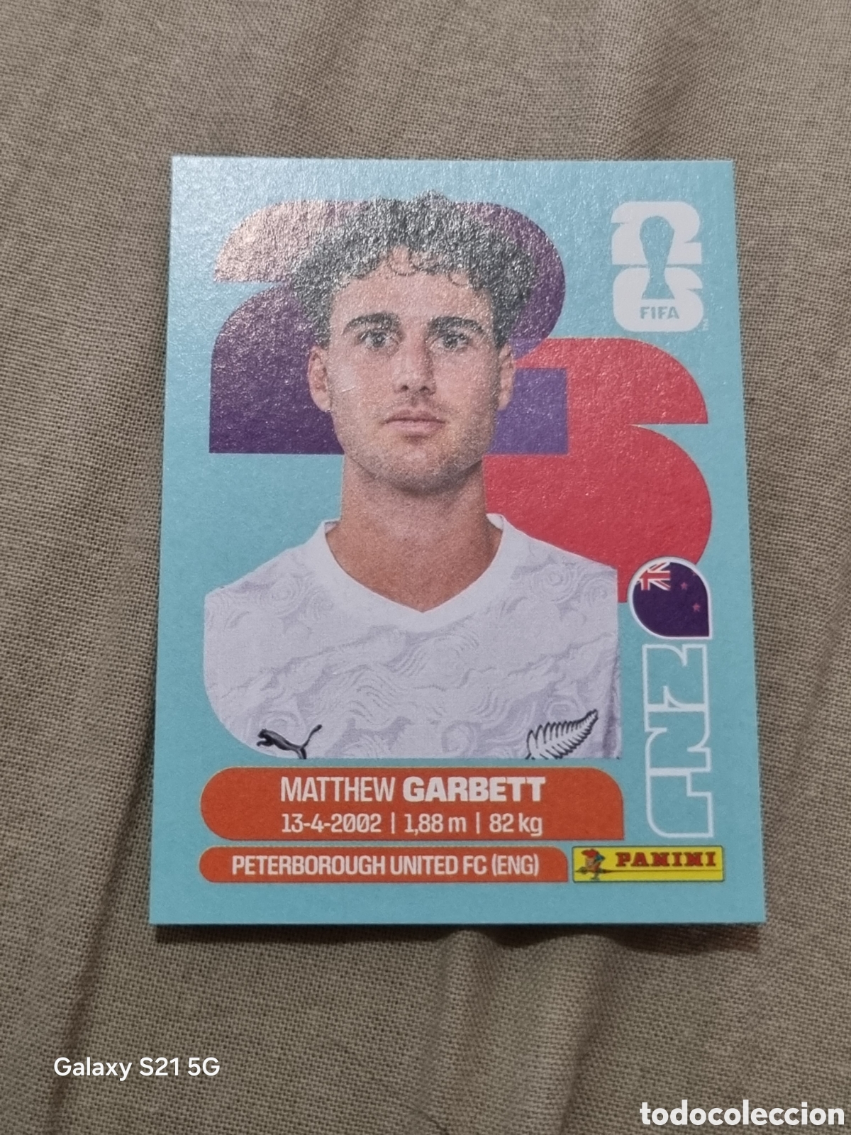 Coleccionismo Cromos antiguos: 14 - GARBETT , NUEVA ZELANDA FIFA WORLD CUP 2026