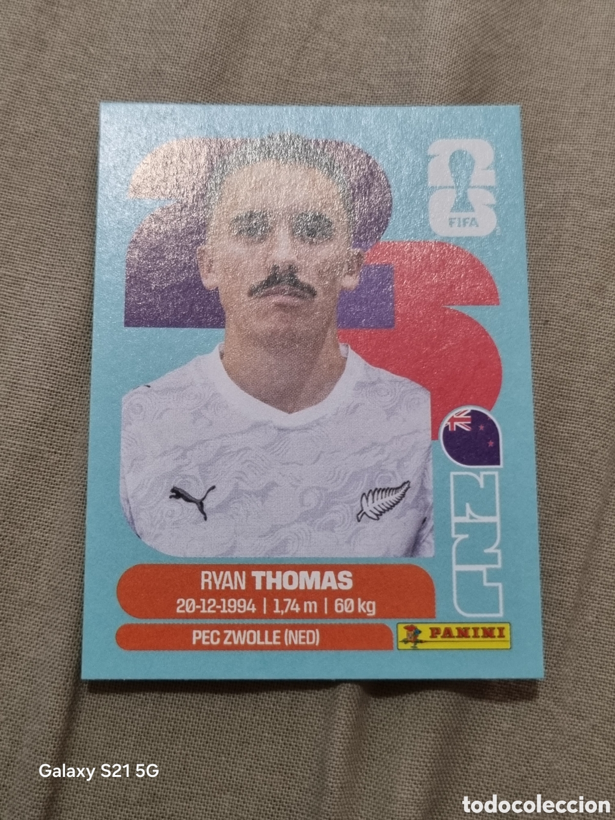 Coleccionismo Cromos antiguos: 12 - THOMAS , NUEVA ZELANDA FIFA WORLD CUP 2026