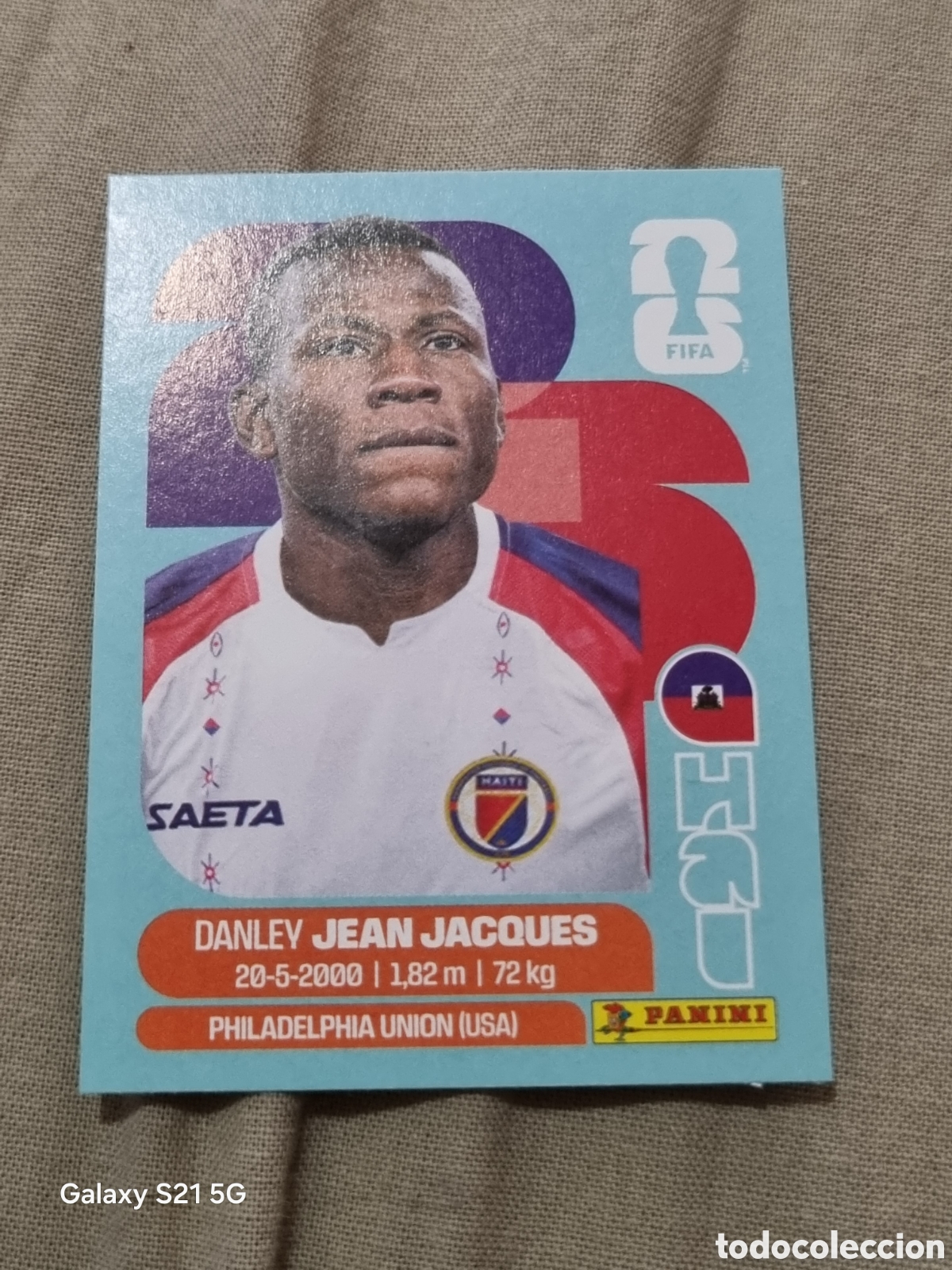 Coleccionismo Cromos antiguos: 11 - JEAN JACQUES. HAIT&Iacute; FIFA WORLD CUP 2026