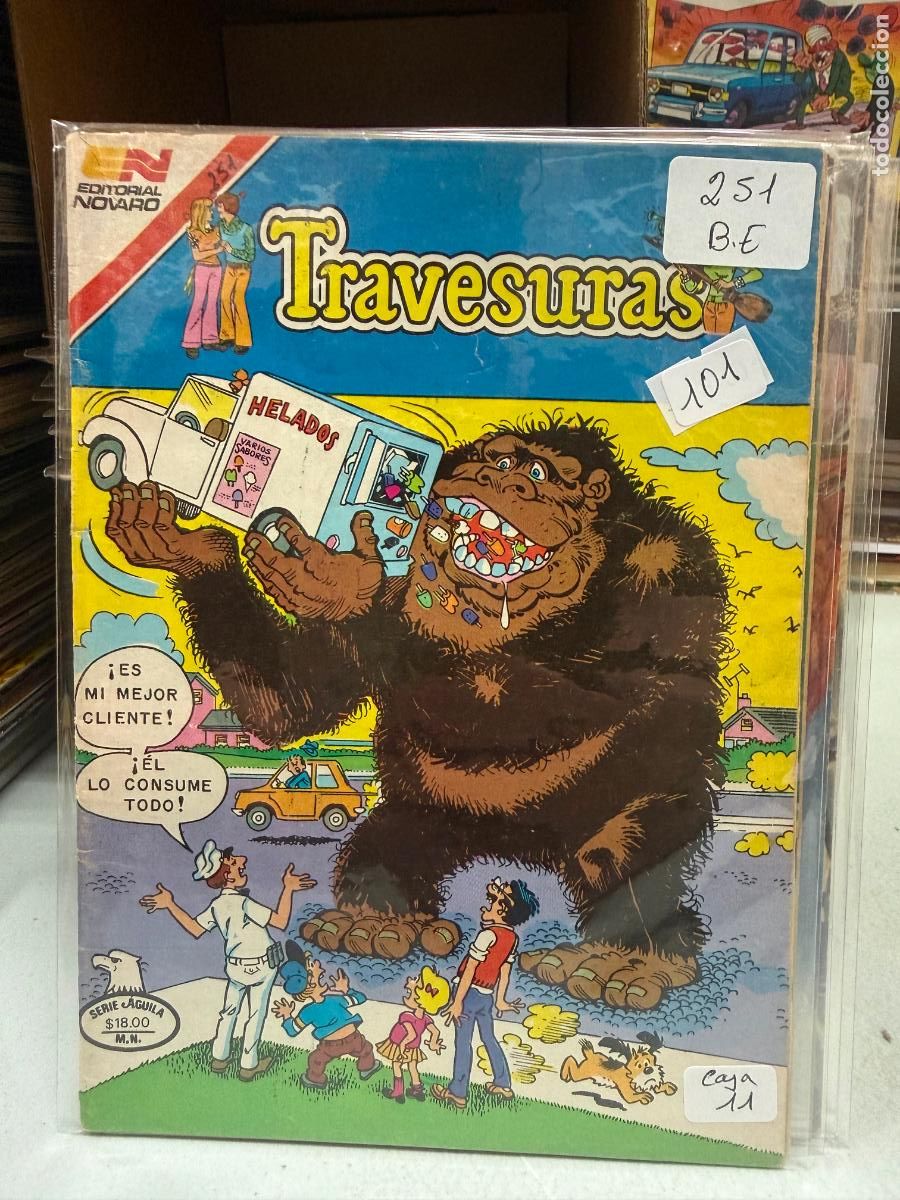 Colecionismo Cromos antigos: TRAVESURAS Y EDITORIAL NOVARO SERIE AGUILA NUMERO 251