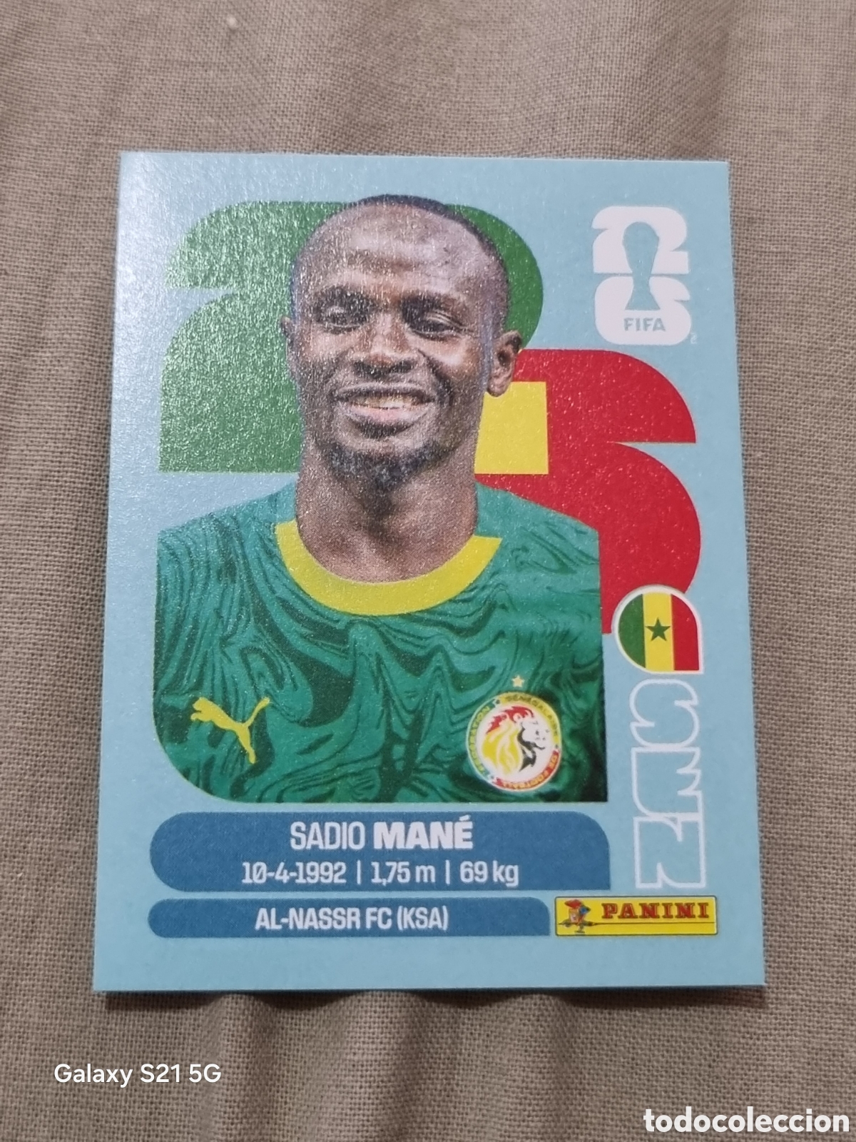 Coleccionismo Cromos antiguos: 15 - SADIO MAN&Eacute; , SENEGAL FIFA WORLD CUP 2026