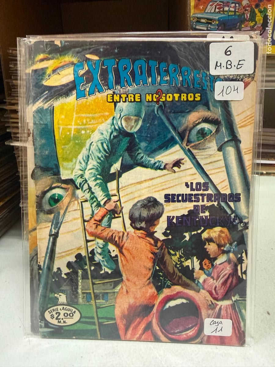 Coleccionismo Cromos antiguos: EXTRATERRESTRES ENTRE NOSOTROS EDITORIAL NOVARO SERIE AGUILA NUMERO 6