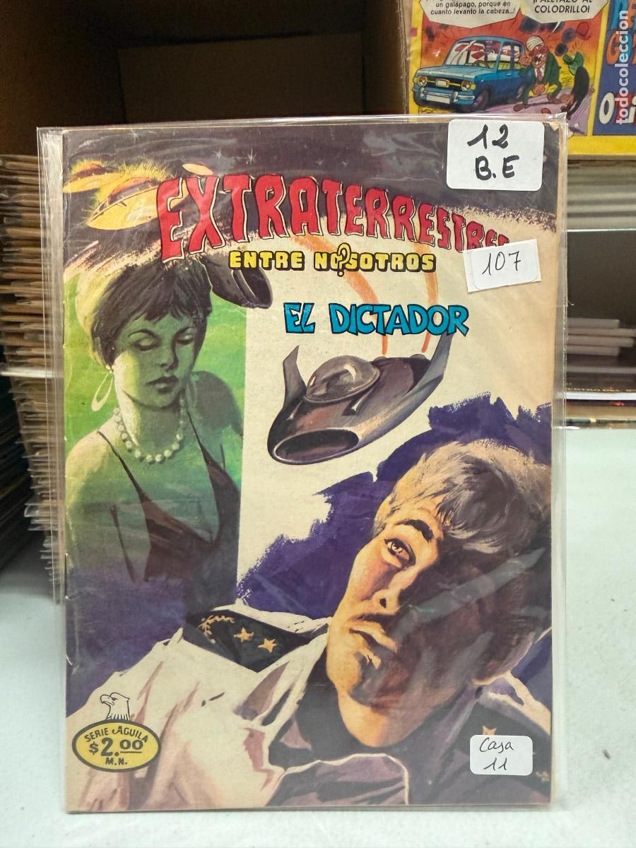 Coleccionismo Cromos antiguos: EXTRATERRESTRES ENTRE NOSOTROS EDITORIAL NOVARO SERIE AGUILA NUMERO 12