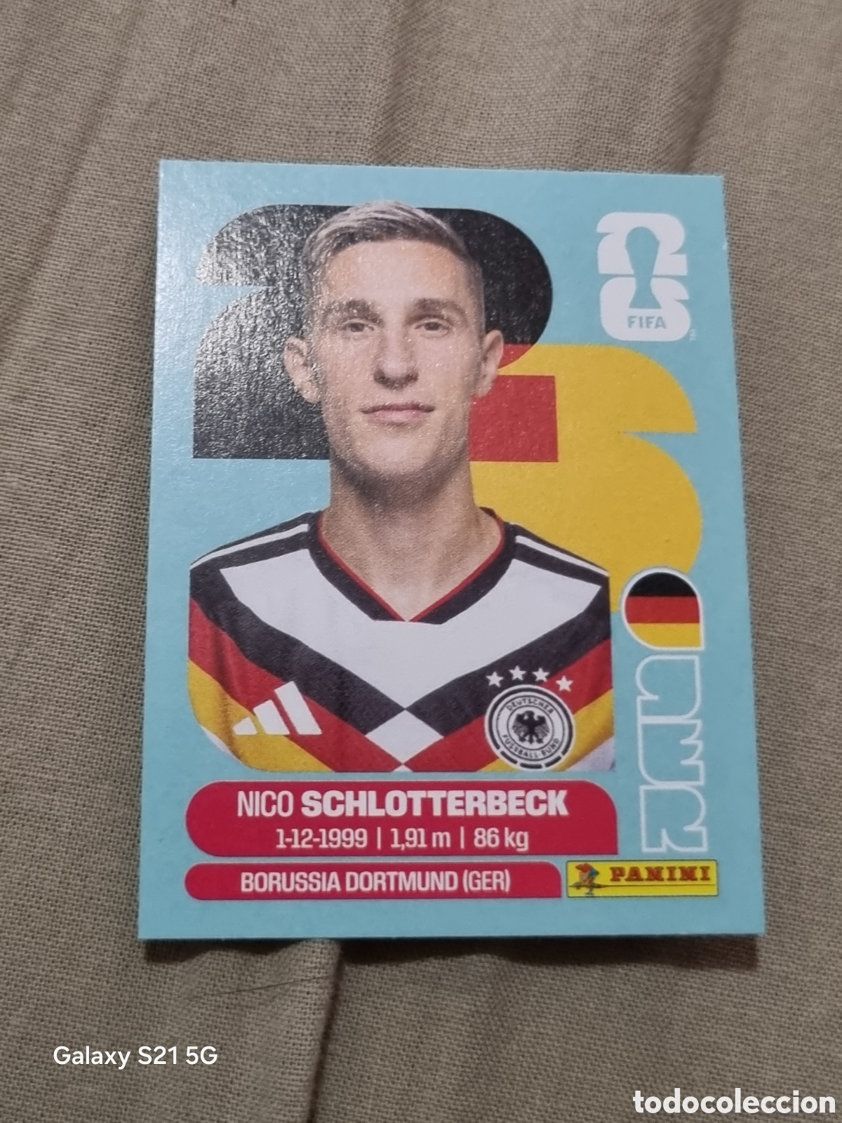 Coleccionismo Cromos antiguos: 5 - SHLOTTERBECK , ALEMANIA FIFA WORLD CUP 2026