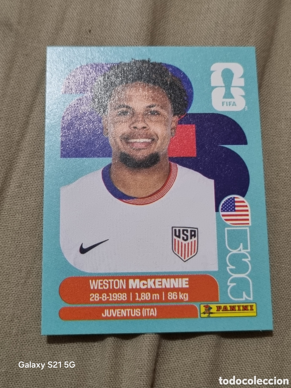 Coleccionismo Cromos antiguos: 10 - MCKENNIE , ESTADOS UNIDOS FIFA WORLD CUP 2026