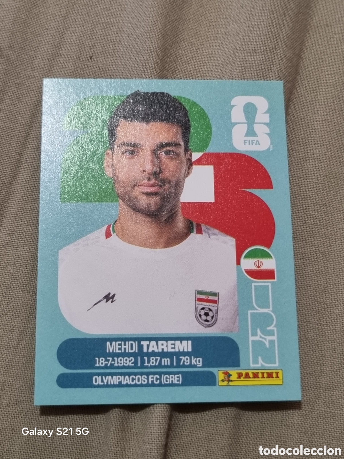 Coleccionismo Cromos antiguos: 18 - TAREMI , IRAN FIFA WORLD CUP 2026