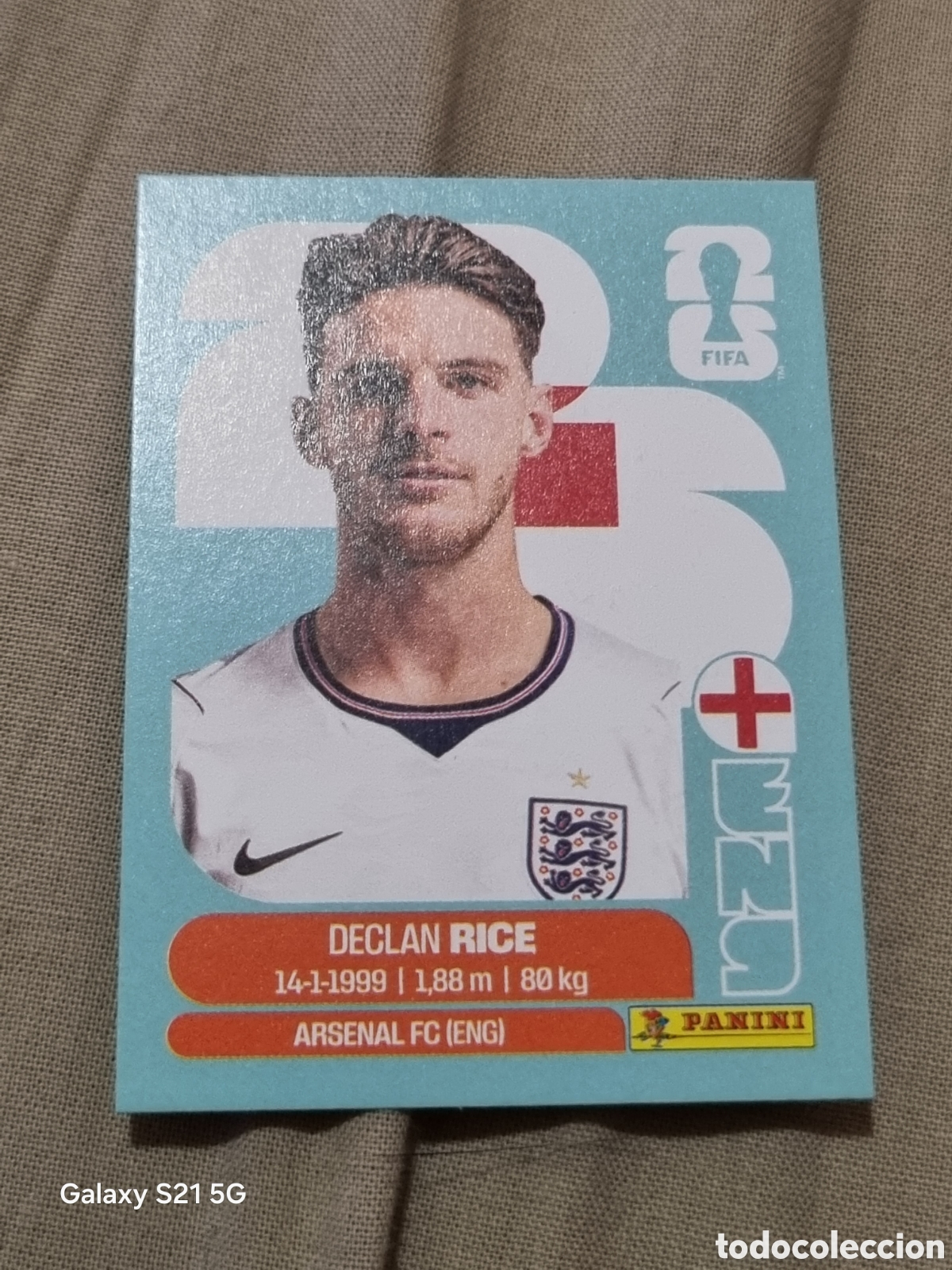 Collezionismo Figurine antiche: 10 - RICE , INGLATERRA FIFA WORLD CUP 2026