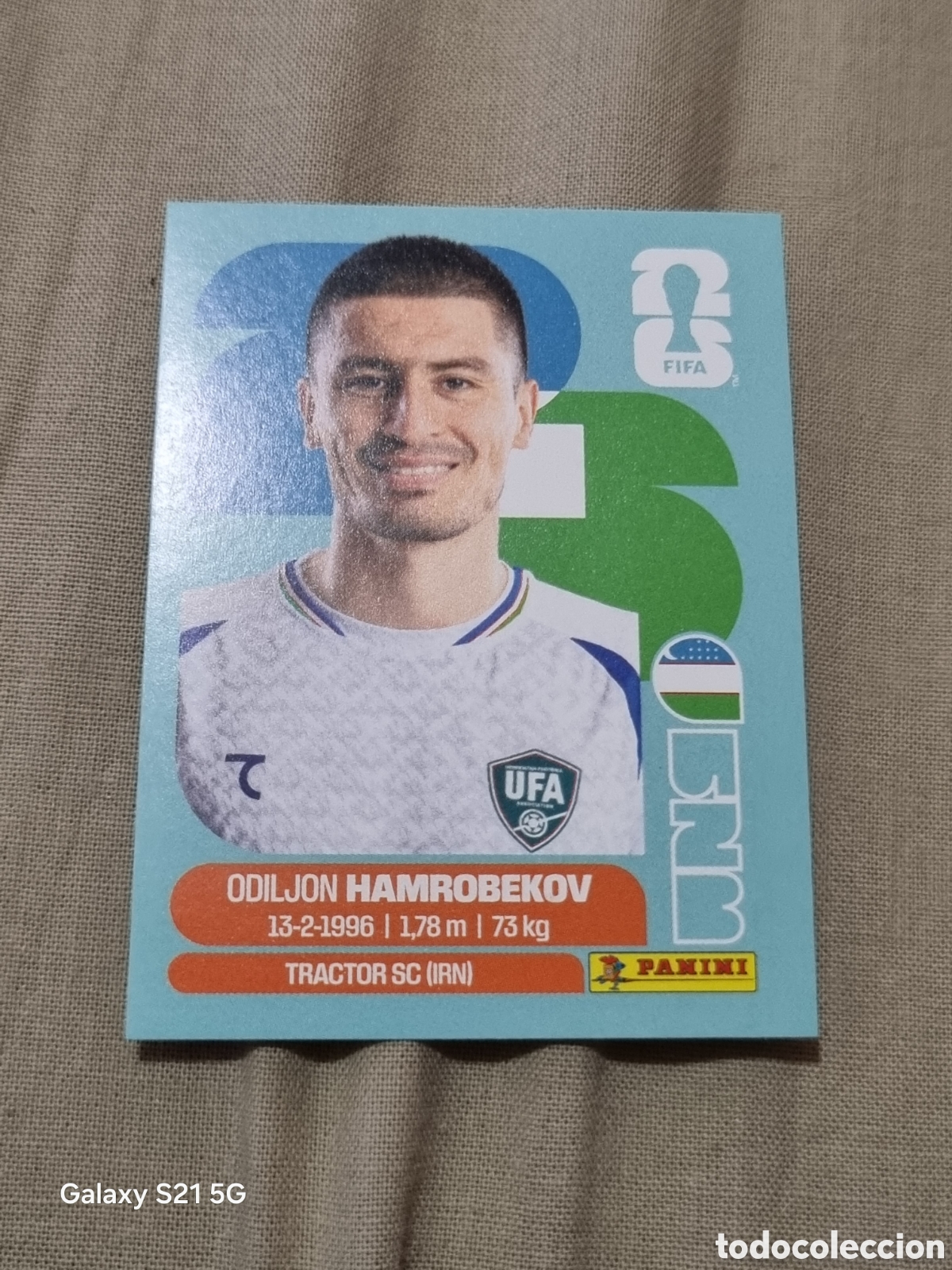 Collezionismo Figurine antiche: 10 - HAMROBEKOV , UZBEKIST&Aacute;N FIFA WORLD CUP 2026