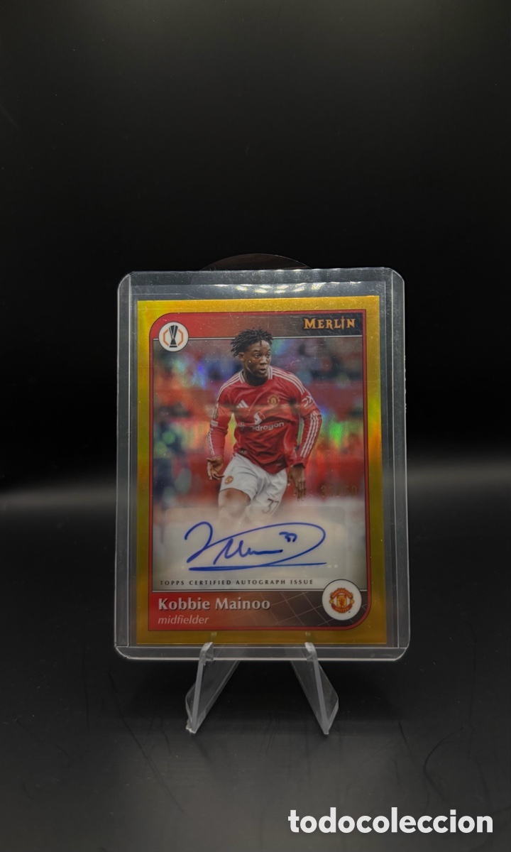 Sammeln alte Sammelbilder: Kobbie Mainoo /50 autograph