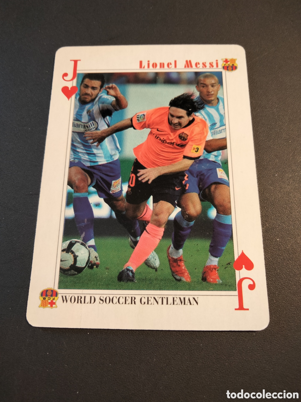 Sammeln alte Sammelbilder: MESSI FC. BARCELONA CARTA BARAJA POKER