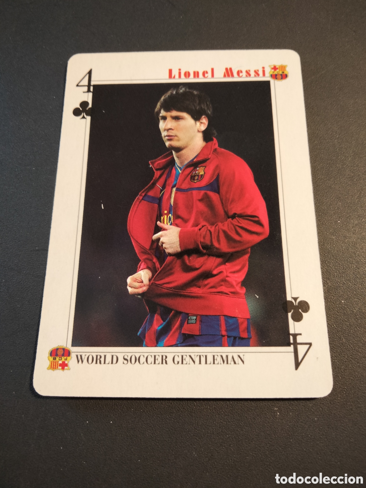 Sammeln alte Sammelbilder: MESSI FC. BARCELONA CARTA BARAJA POKER