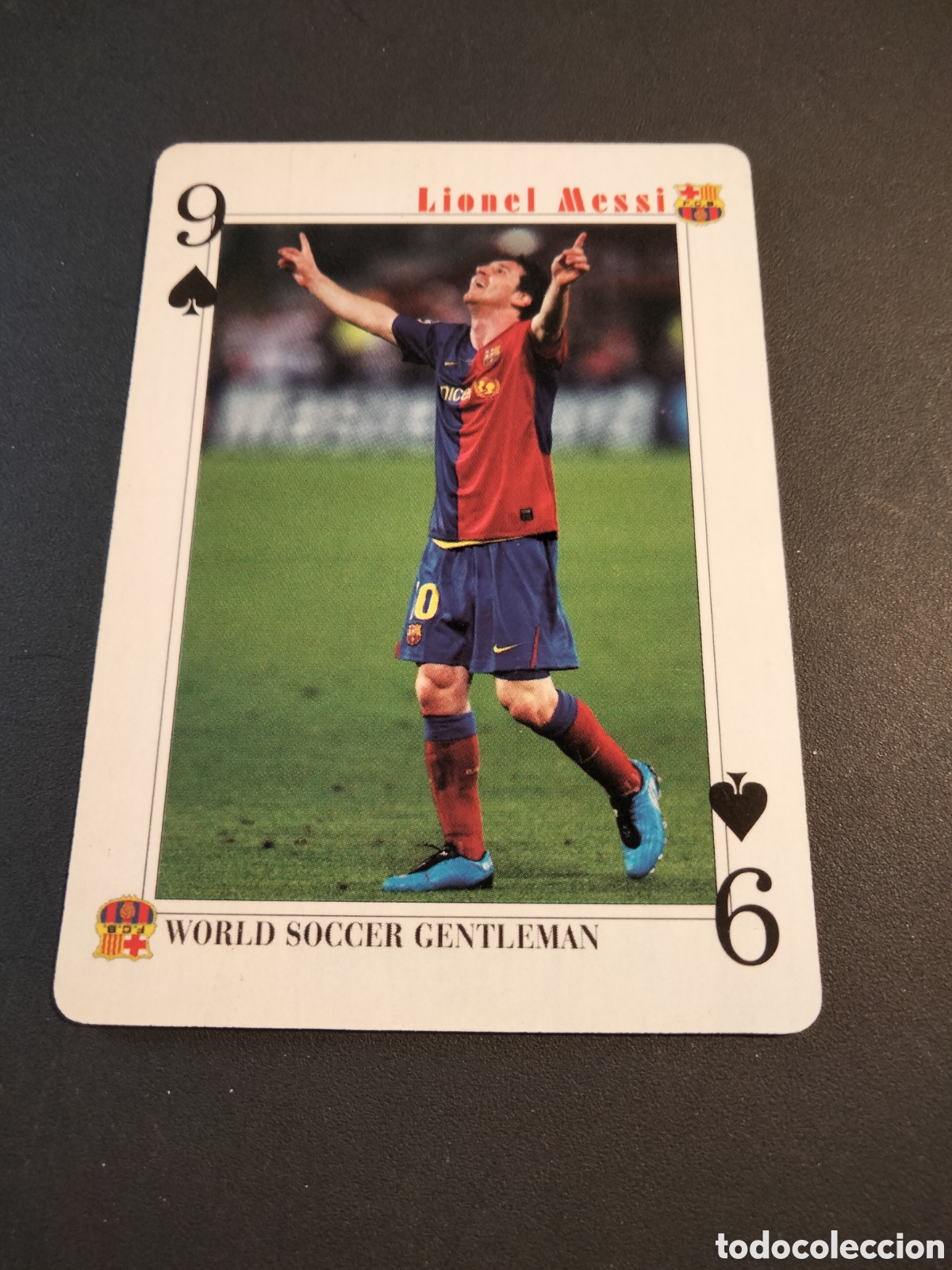 Sammeln alte Sammelbilder: MESSI FC. BARCELONA CARTA BARAJA POKER