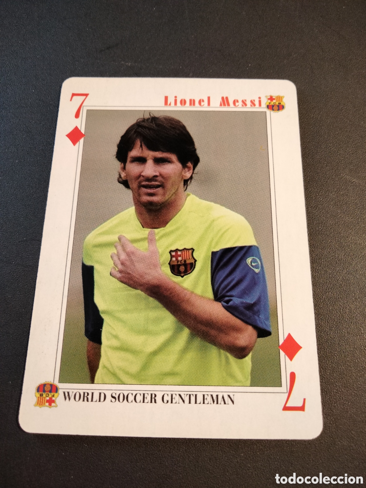 Collezionismo Figurine antiche: MESSI FC. BARCELONA CARTA BARAJA POKER