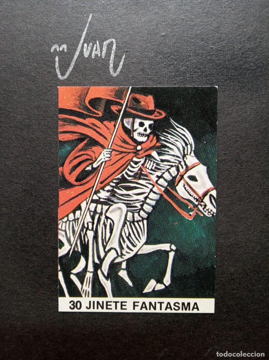 Collezionismo Figurine antiche: N&ordm; 30 JINESTE FANTASMA EDITORIAL DESCONOCIDA &reg; SUPER MONSTRUOS SIN PEGAR NUEVO A&Ntilde;OS 80