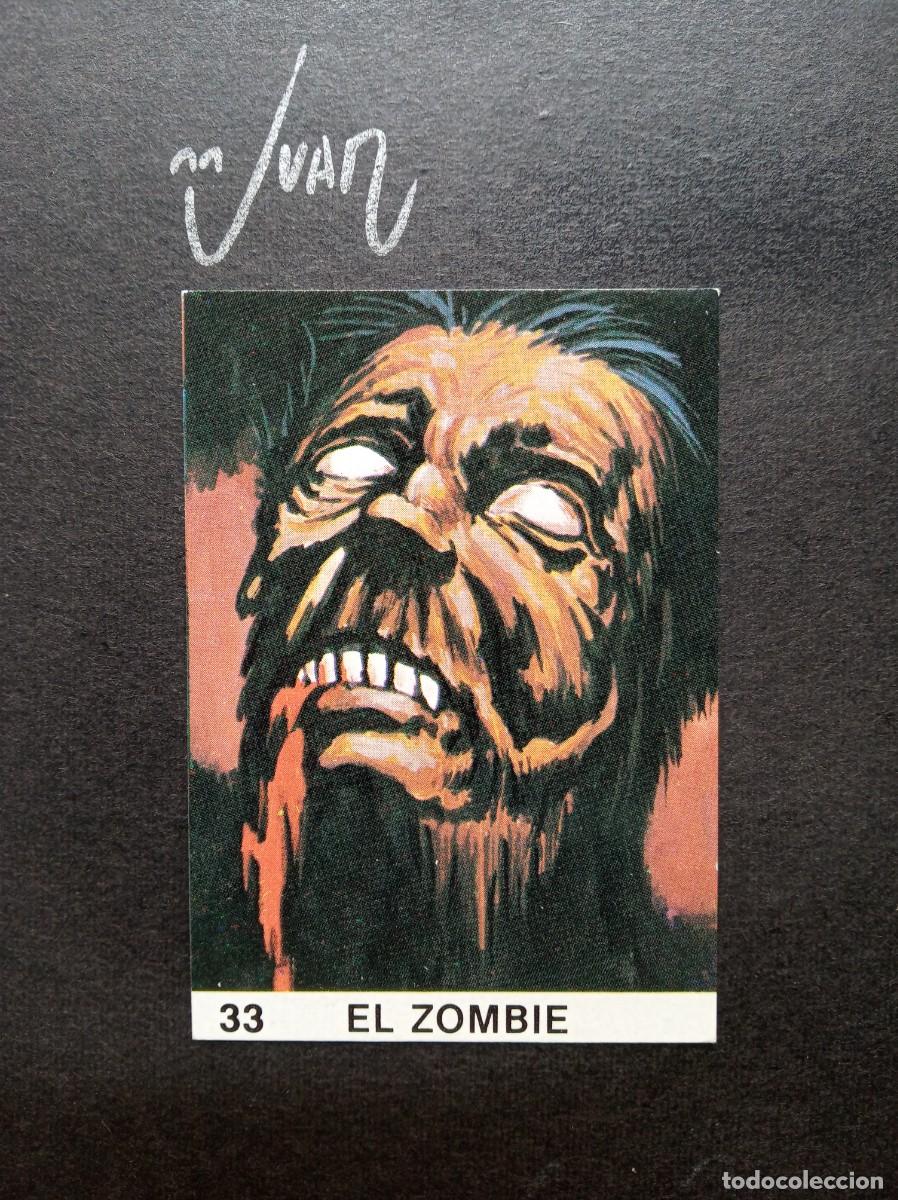Collezionismo Figurine antiche: N&ordm; 33 EL ZOMBIE EDITORIAL DESCONOCIDA &reg; SUPER MONSTRUOS SIN PEGAR NUEVO A&Ntilde;OS 80