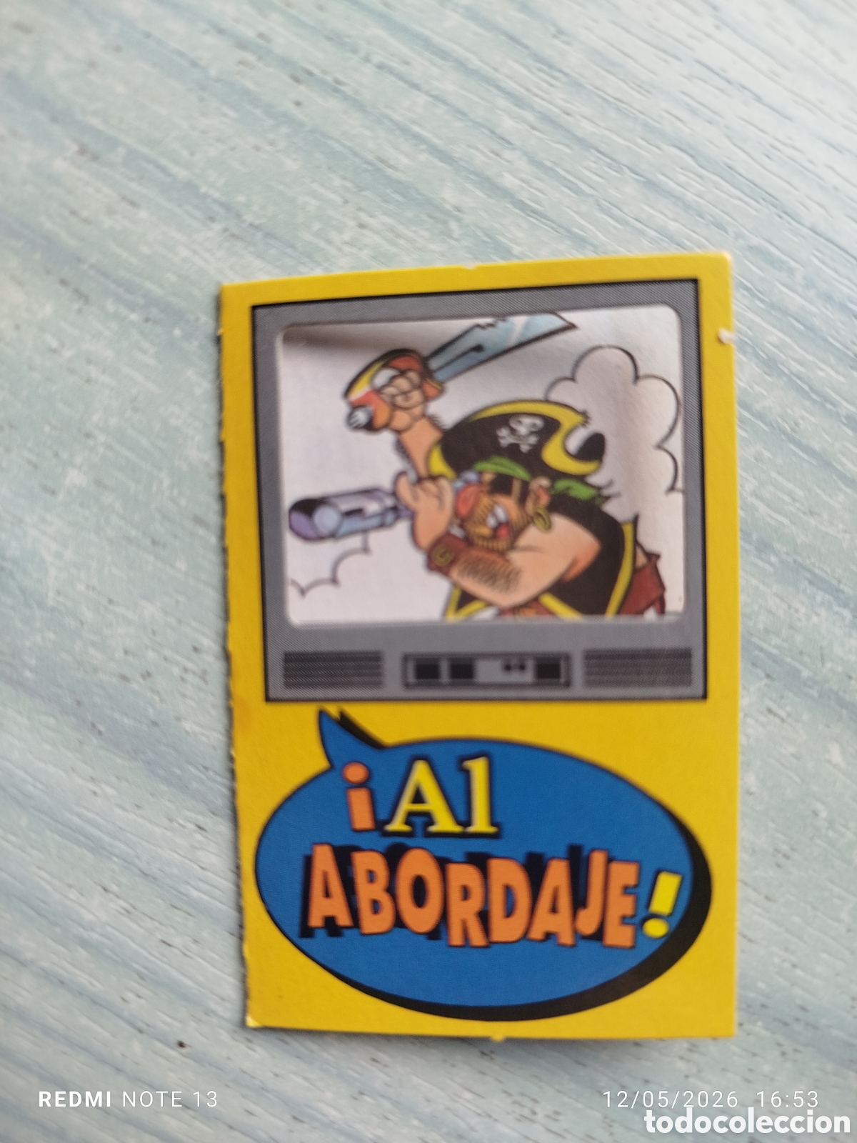 Coleccionismo Cromos antiguos: Cromo bollycao canal loco