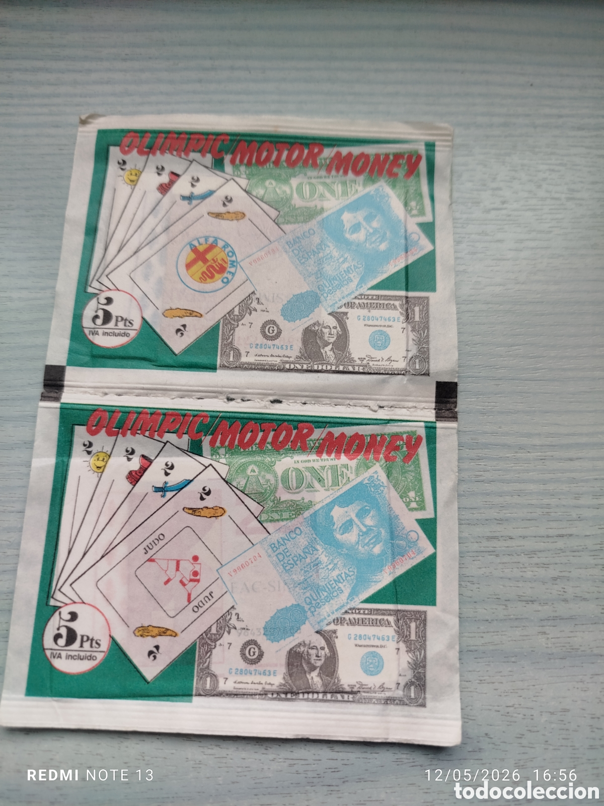 Coleccionismo Cromos antiguos: Dos sobres cromos yelekitos
